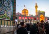 دلدادگان امام رضا(ع) از سراسر کشور در حرم مطهر رضوی