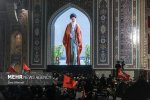 نوحه خوانی لبنانی در مراسم بزرگداشت رهبر شهید در حرم رضوی