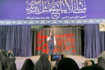 حضور بانوی قهرمان جهان رشته موی تای در تجمع مردم قم