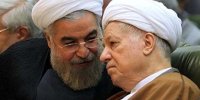 تیپ متفاوت روحانی و  آیت‌الله هاشمی در یک عکس قدیمی