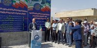 بهره‌برداری از طرح فاضلاب روستای شهیدآباد خرم‌بید