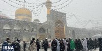 ویدیو/ اولین بارش زمستانی برف در مشهد