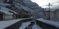 تصاویر | عکس‌های تماشایی از بارش برف در روستاهای اطراف شهرستان فیروزکوه