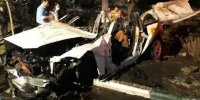 ببینید | تصادف وحشتناک در مصر؛ پرت کردن ۳ خودرو از بالای جاده کمربندی به پایین بزرگراه