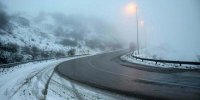 ببینید |‌ بارش برف در آزادراه تهران - شمال