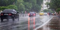 ببینید |  بارش شدید باران باعث آبگرفتگی بازار ساحلی مهاباد