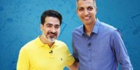 عکس| مشت عادل فردوسی‌پور به همایون شجریان
