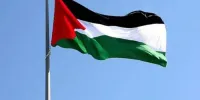 عکس | کشیدن نقاشی پرچم فلسطین بر روی یکی از بناهای یادبود جنگ در انگلیس