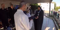 نائب‌قهرمان لیگ جهانی کاراته مدال خود را به فرزند شهید اهداء کرد