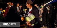 حال هوای بازار مشهد در شب یلدا