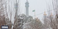 ویدیو/ بارش اولین برف زمستانی در قم