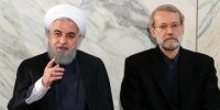 قابی قدیمی از روزی که روحانی جایش را به لاریجانی داد + عکس