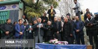 مراسم تشییع پیکر پروانه معصومی