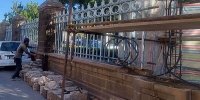 مرمت پایه‌های دیوار عمارت تاریخی ساعت تبریز آغاز شد