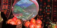 جشنی بە شکرانە برداشت انار در روستای دلەمرز کردستان
