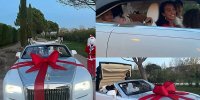 خودرویی که کادو رونالدو در سال نو شد!/ عکس