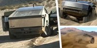 چرخ تسلا سایبرتراک در آفرود از جای خود درآمد! /عکس