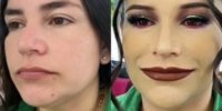 شهرت یک سالن زیبایی بخاطر آرایش‌های زشت و ترسناک