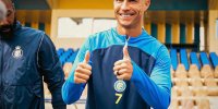 عکس| سورپرایز رونالدو در تمرین النصر
