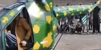 بالگرد جدید طالبان با قابلیت پرواز نکردن!/ فیلم
