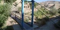 پل معلق دک‌دکو مسجدسلیمان ترمیم و بهسازی شد
