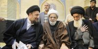 مراسم بزرگداشت همسر آیت‌الله وحید خراسانی در قم | تصاویر