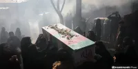 مراسم تشییع پیکر ۱۱۰ شهید گمنام در تهران