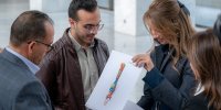 دیدار همسر بشار اسد با دانش آموزان ممتاز | تصاویر