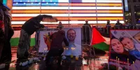 برگزاری یادبود سرباز آمریکایی که در اعتراض به رژیم صهیونیستی خود را به آتش کشید | تصاویر