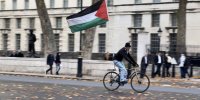 اقدام جالب مردم لندن به حمایت فلسطین | ببینید