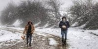 تصاویر هوایی از حجم برف در مازندران که متحیرتان می‌کند
