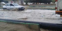 تصاویر آبگرفتگی معابر سرپل ذهاب کرمانشاه