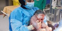 دلهره‌های شبانه تولد سنگین‌ترین نوزاد ایرانی + تصاویر | پزشک مهدی: با تصمیم لحظه‌ای جان نوزاد ۷ کیلویی را نجات دادم | علت تولد کودک با وزن بالا چیست؟