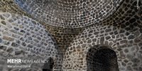 تصویری باشکوه از یک کاروانسرای سنگی