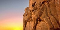 تصویری زیبا از تخت جمشید