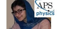 جایزه انجمن فیزیک آمریکا در دستان آزاده کیوانی