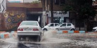 ببینید | آب گرفتگی معابر شهر بیرجند پس از بارش رگباری باران