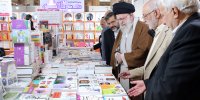 ببینید | واکنش رهبر انقلاب به استفاده از یک واژه انگلیسی در نمایشگاه کتاب