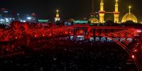 ببینید | حال و هوای بین‌الحرمین در مراسم تعویض پرچم حرم امام حسین (ع) علیه السلام