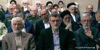 ببینید | ذکر گفتن و دعا خواندن زیر لب سعید جلیلی در مراسم تنفیذ پزشکیان