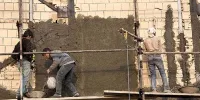 ببینید | لحظه وحشتناک سقوط داربست به داخل منزل همسایه در اردبیل