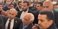 ببینید | حضور نخست وزیر عراق بر سر مزار آیت الله شهید رئیسی