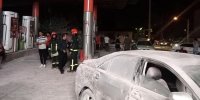 ببینید | آتش گرفتن راننده زن در پمپ بنزین بابل