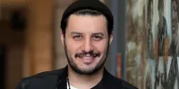 عکس | ژست جالب جواد عزتی مقابل بازیگر زن در یک مراسم رسمی