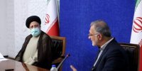 عکس | چهره غمگین زاکانی در مراسم بزرگداشت شهید رئیسی و همراهانش