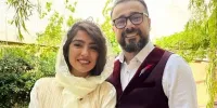عکس | اولین تصویر منتشر شده از دسته گل عروسی مونا کرمی همسر سپند امیرسلیمانی