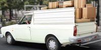 عکس | پشت‌نوشته تلخ یک وانت باری: موجودی بانک تمام ماجراست...