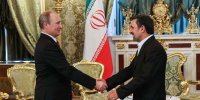 عکس | دیدار صمیمانه محمود احمدی‌نژاد و پوتین در آمریکا؛ نگاه‌های سرد سرگئی لاوروف