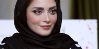 عکس | ژست جالب یک سگ گلدن در کنار بهنوش طباطبایی با استایل آبی‌آسمانی!
