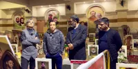 عکس| خداداد عزیزی، وحید شمسایی و علیرضا دبیر در ضاحیه